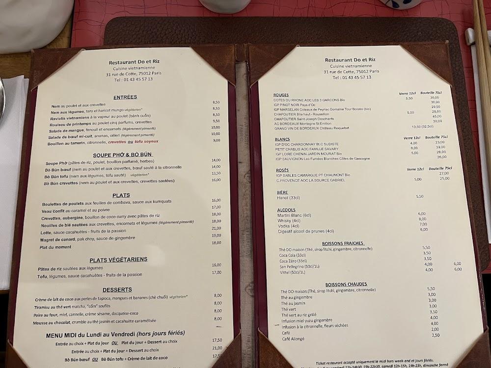 Do et Riz - Menu Image 3